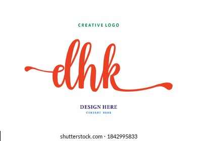 DHK lettering logo is simple, easy to understand and authoritative