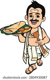 dhosa anna south  vector design 