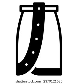 Dhoti Icon Illustration for web, app, infographic, etc