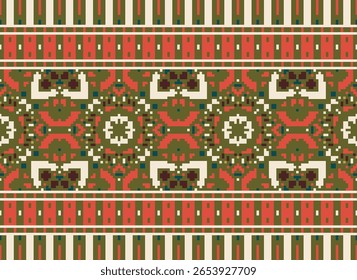 Dhoti Pants Pattern Seamless Mughal architecture Motif embroidery, Pixel Ikat embroidery vector Design for Print lace pattern turkish ceramic ancient egypt art jacquard pattern