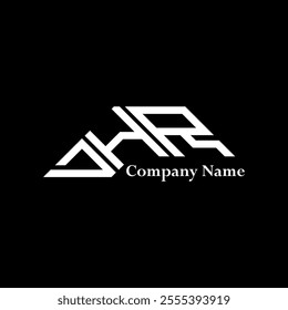 DHR logo design, DHR simple and modern logo. DHR luxurious alphabet design  