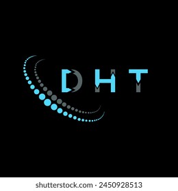 DHT letter logo abstract design. DHT unique design. DHT.
