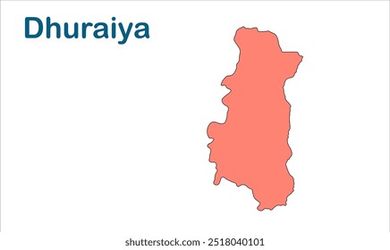 Mapa da subdivisão de Dhuraiya, Distrito de Banka, Estado de Bihar, República da Índia, Governo de Bihar, território indiano, Índia Oriental, política, aldeia, turismo