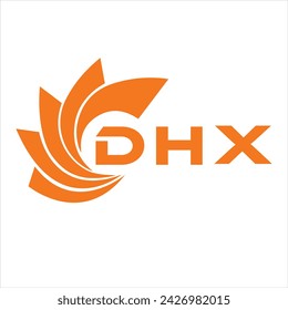 DHX letter design. DHX letter technology logo design on white background. DHX Monogram logo design for entrepreneur and business