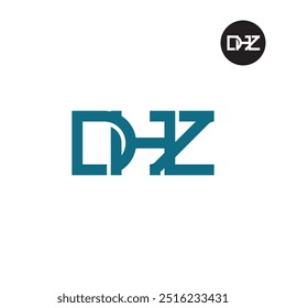 DHZ Logo Letter Monogram Design