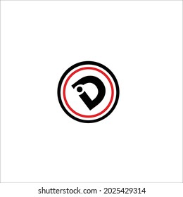 DI CIRCLE letter vector logo design company