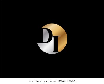 DI circle shape gold silver color design