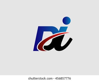 Di company linked letter logo
