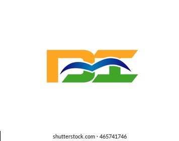 Di company linked letter logo
