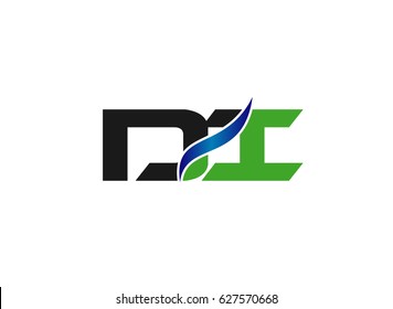 Di company linked letter logo
