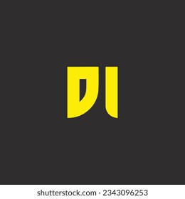 DI creative and modern vector logo design.