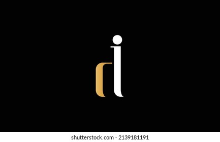 DI, ID Abstract Letters Logo Monogram