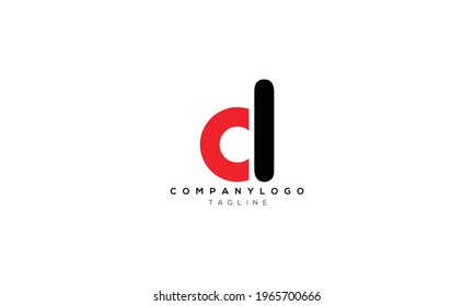 DI ID D AND I Abstract initial monogram letter alphabet logo design