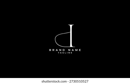 DI ID D AND I Abstraktes anfängliches Monogramm Buchstaben Alphabet Logo Design
