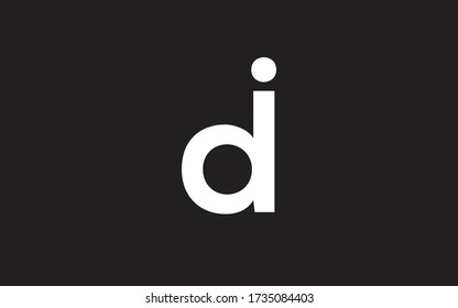 di or id Letter Initial Logo Design, Vector Template