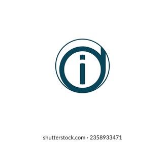 DI ID logo design vector template