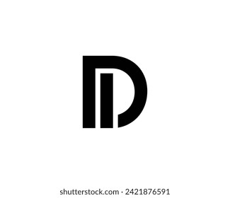 DI ID logo design vector template