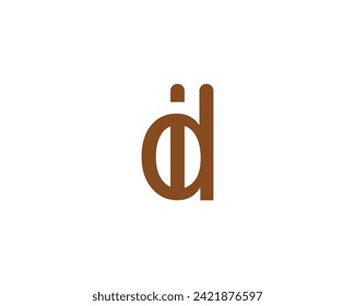 DI ID logo design vector template