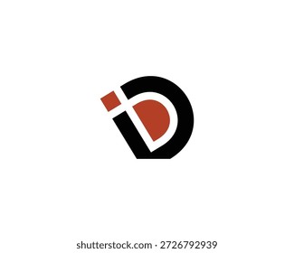 Modelo de vetor de design de logotipo de ID de ID
