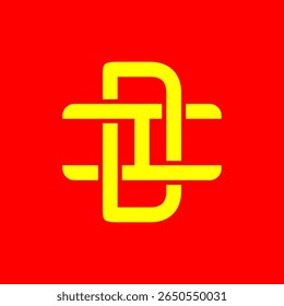 DI or ID monogram logos overlapping