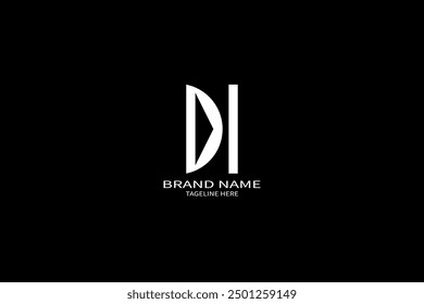 DI Letter Initial Logo Design Template Vector Illustration
