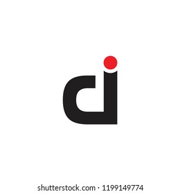 di letter logo