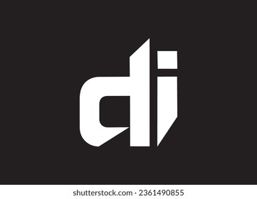 DI letter logo design and initial logo design