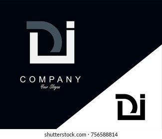 DI Letter Logo Design Template