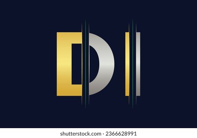 Di Letter Logo Template Illustration Design.