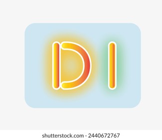 DI logo. DI creative initial latter logo.DI abstract.DI Monogram logo design.Creative and unique alphabet latter logo.