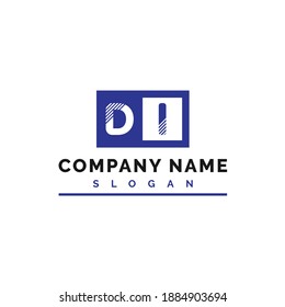 DI Logo Design. DI Letter Logo Vector Illustration - Vector