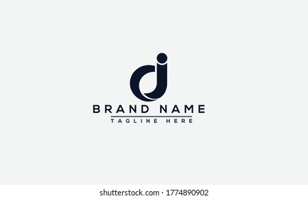 DI Logo Design Template Vector Graphic Branding Element.