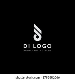 DI logo design. Vector illustration.