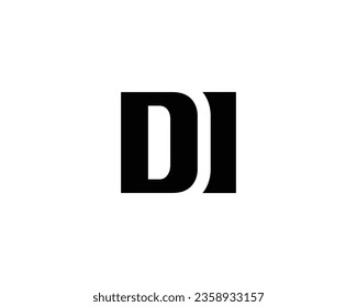 DI logo design vector template