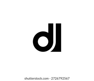 Modelo de vetor de design de logotipo DI. di