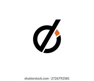 Modelo de vetor de design de logotipo DI. di