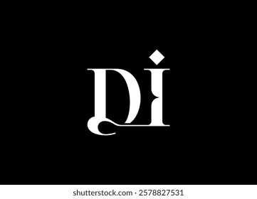 DI logo desing and monogram logo
