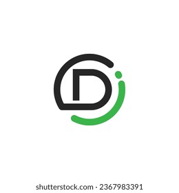 Di Logo, Di Monogram, Initial Di Logo, Letter Di Logo, Icon, Vector