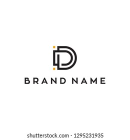 DI monogram logo design