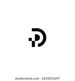 DI technology vector icon logo
