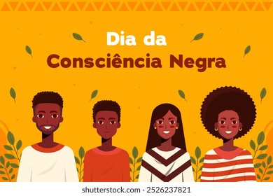 Dia da Consciência Negra ou ilustração de fundo do dia da consciência negra