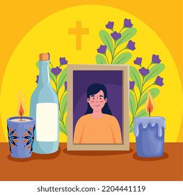 dia de los muertos altar
