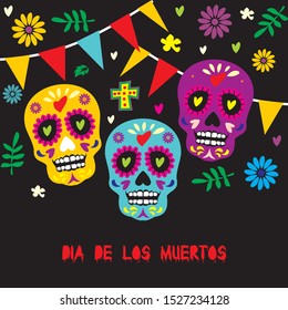 Dia De Los Muertos Day Dead Vector