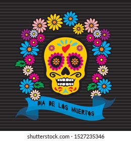 
Dia De Los Muertos Day Dead Vector