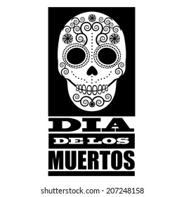 Dia de Los Muertos Day of the dead design element EPS 10 vector