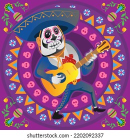 Dia de Los Muertos Tag der Toten traditionellen mexikanischen Halloween