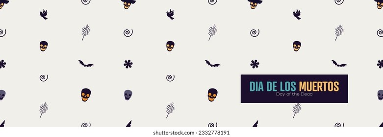 Dia De Los Muertos. Day of the Dead. Modern background.