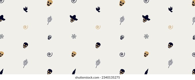 Dia De Los Muertos. Day of the Dead. Modern background.