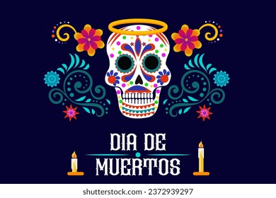 Dia de los Muertos, oder Day of the Dead, ist ein lebendiges mexikanisches Traditionsfestival.