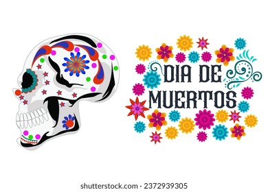 Dia de los Muertos, oder Day of the Dead, ist ein lebendiges mexikanisches Traditionsfestival.